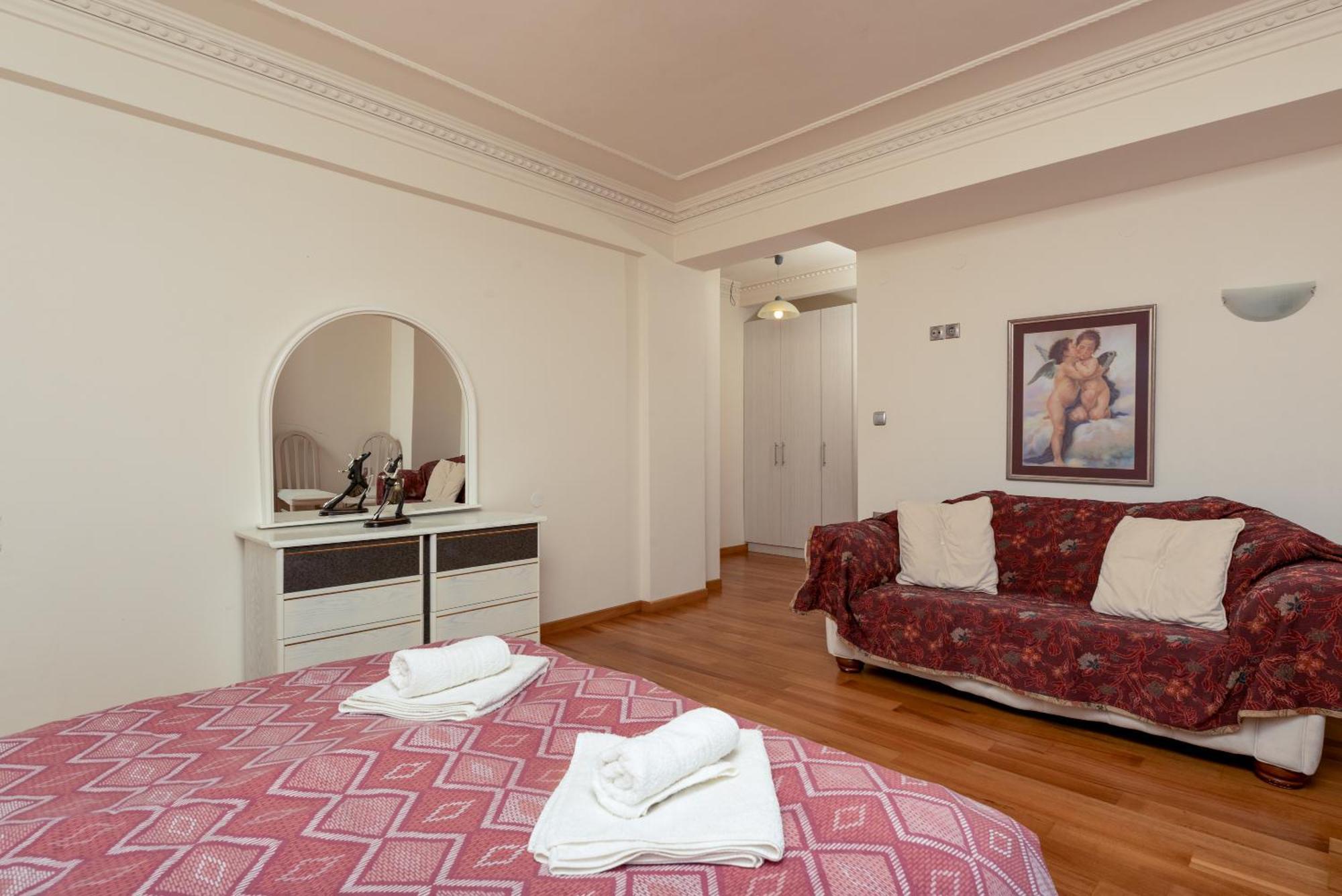 Appartamento Christina'S Twin Palm Trees House Agria Esterno foto